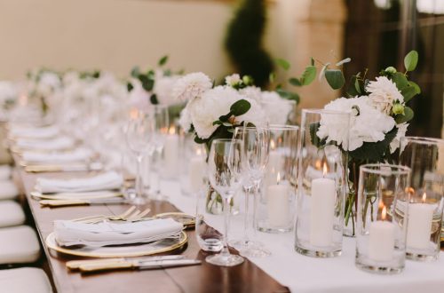 wedding banquet decoration in Italy. Luxury wedding reception in Italy. wedding banquet decoration background.